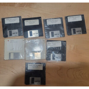 Apple IIgs/os System 6.0.1 6 Disk Set + Apple II, sys disks